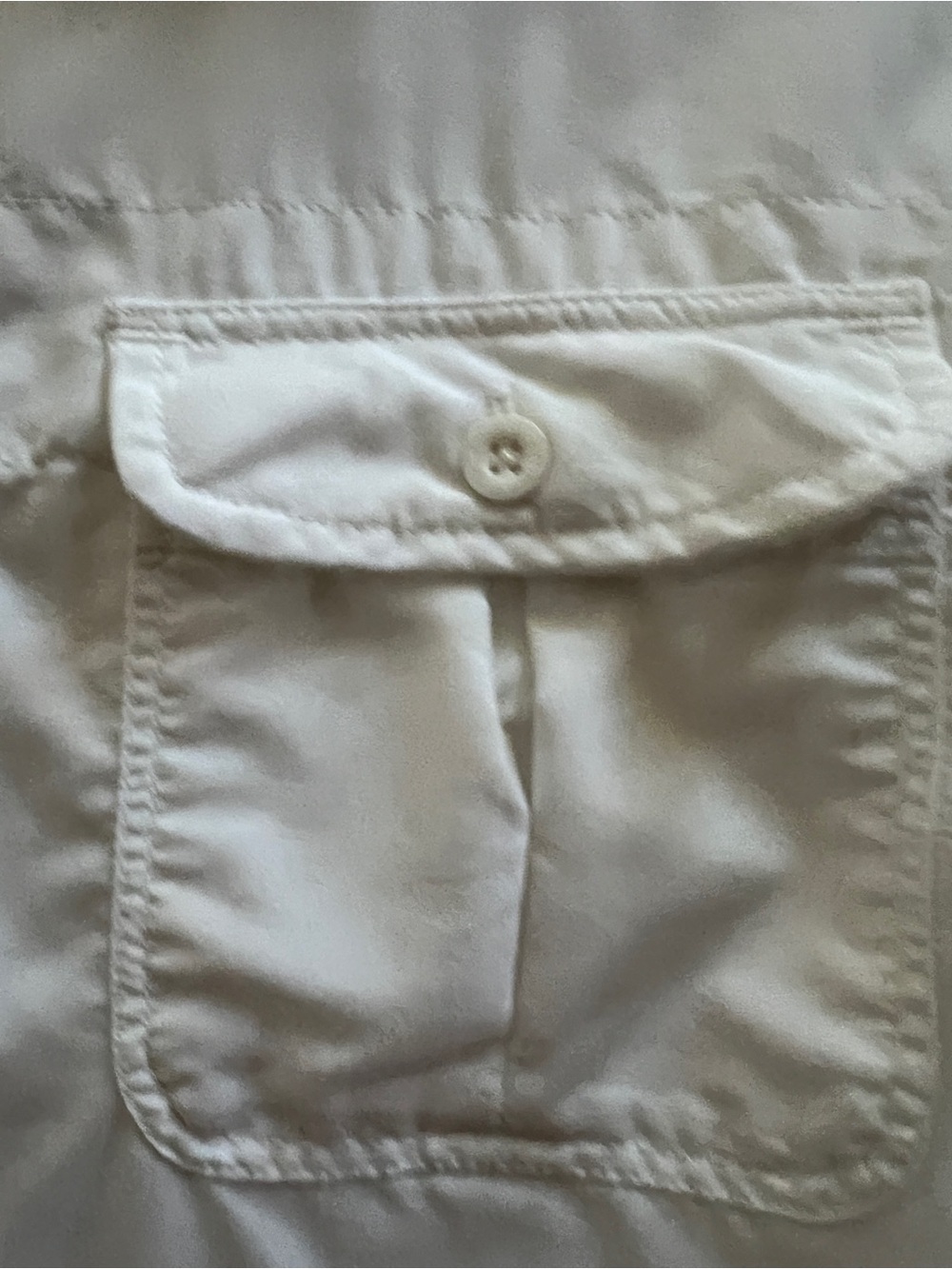 The North Face VaporWick White Button Front Performance Hiking Shirt Gorpcore - Picture 10 of 10